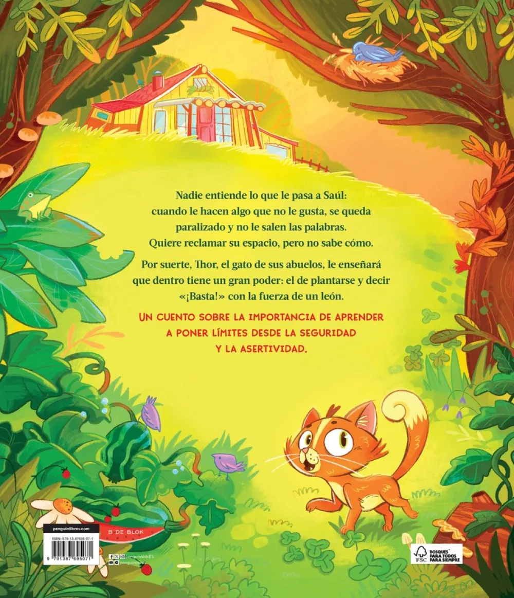 B de Block El poder del león* Libros De Miriam Tirado|Libros Sobre Emociones