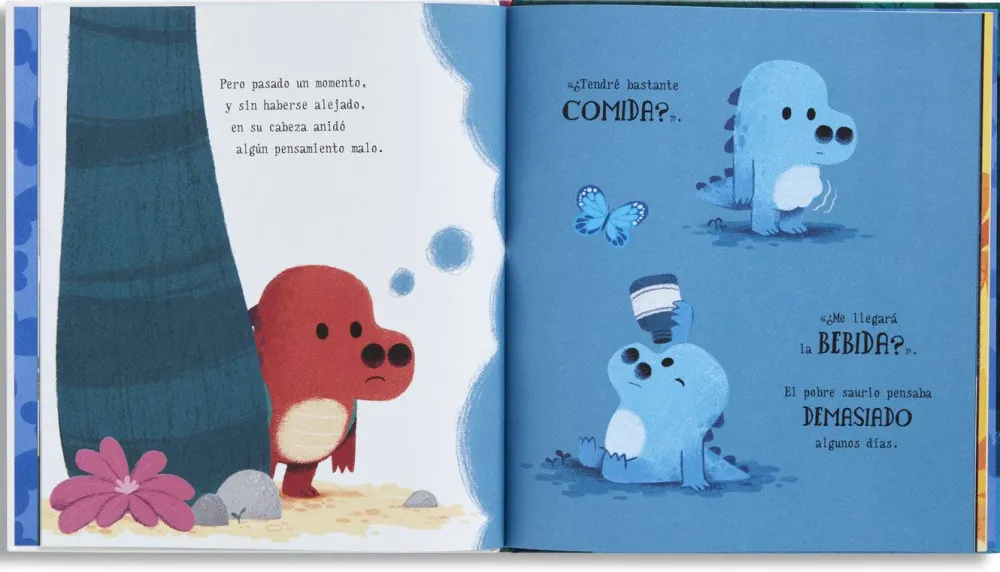 Edelvives El Preocupasaurio* Libros Sobre Emociones|Álbumes Ilustrados Infantiles