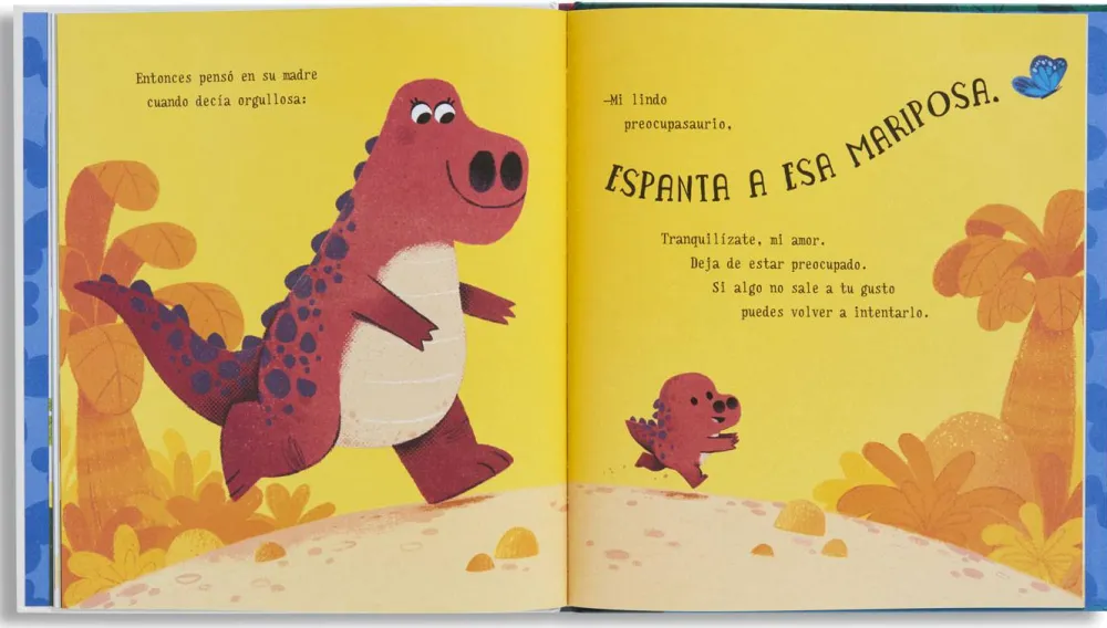 Edelvives El Preocupasaurio* Libros Sobre Emociones|Álbumes Ilustrados Infantiles