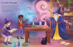 Usborne El vestuario en pegatinas - Hechiceras y Magos* Libros De Pegatinas