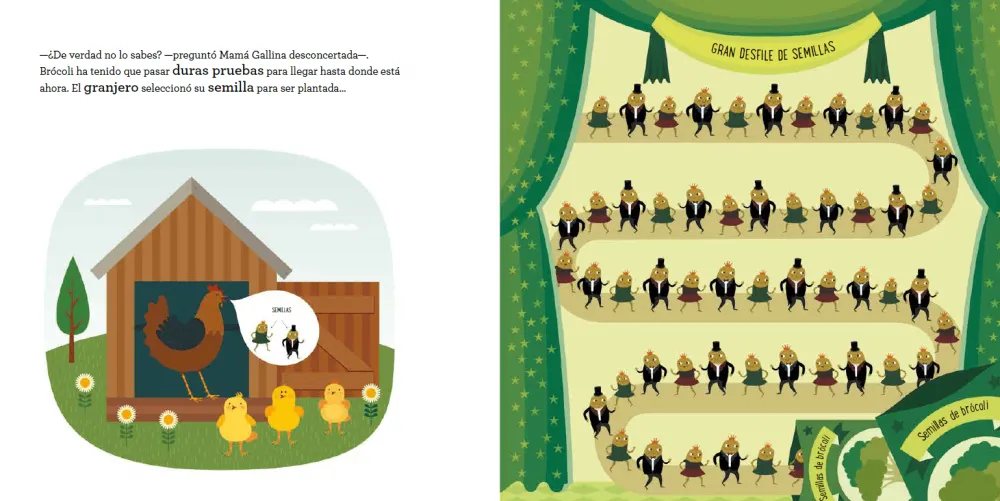 Nubeocho El Viaje de Brócoli* Álbumes Ilustrados Infantiles