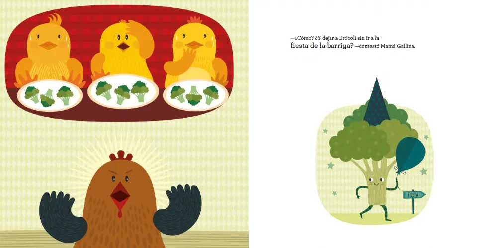 Nubeocho El Viaje de Brócoli* Álbumes Ilustrados Infantiles