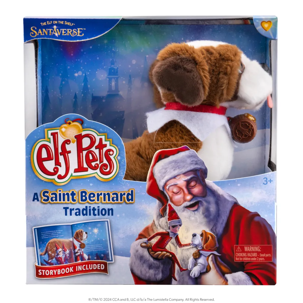 Elf On The Shelf (Cuento y Peluche) · San Bernardo*Niños Libros De Navidad Para Niños