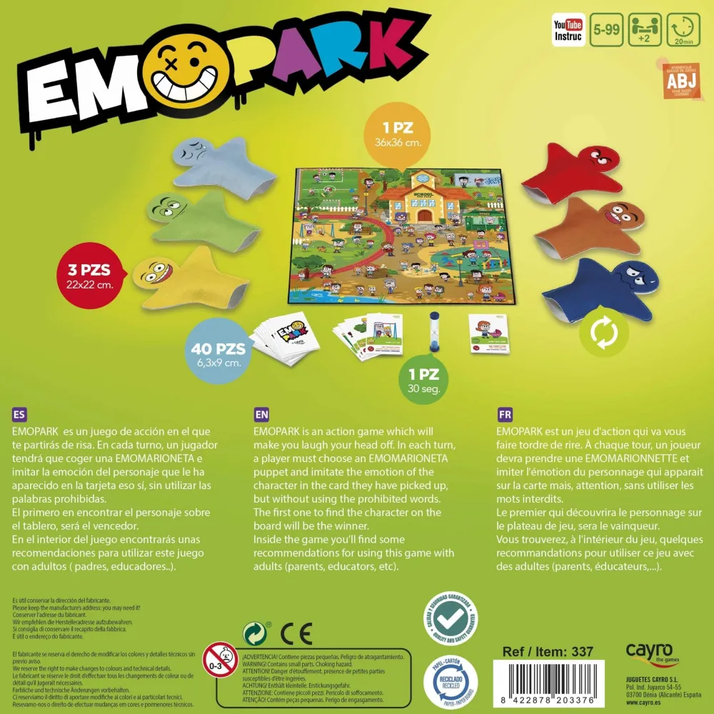 Cayro Emo Park ·*Niños Juegos De Mesa Competitivos|Juegos De Tablero