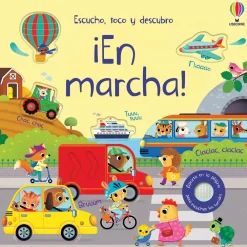 Usborne En Marcha Libro sonidos*Niños Libros Musicales Y Con Sonido|Libros Manipulativos