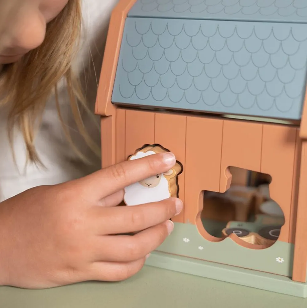 Little Dutch Encaja las formas Little Farm ·*Niños Juguetes De Madera Para Niños|Juguetes Y Juegos Motricidad Fina
