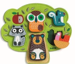 Djeco Encajable Oski ·*Niños Puzzles Djeco|Puzzles De Animales