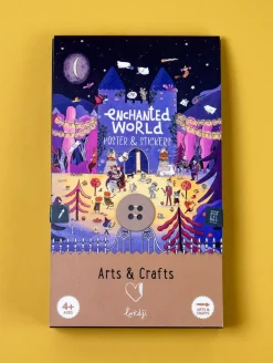 Londji Enchanted Poster & Stickers ·*Niños Libros Pasatiempos Para Niños Y Niñas