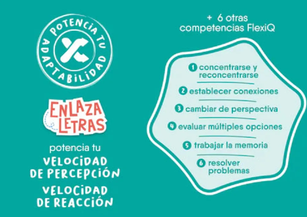 FlexiQ Enlaza Letras ·*Niños Flexiq|Juegos De Lógica