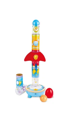 Hape Estación Espacial Apilable ·*Niños Juguetes De Madera Para Niños