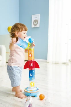 Hape Estación Espacial Apilable ·*Niños Juguetes De Madera Para Niños