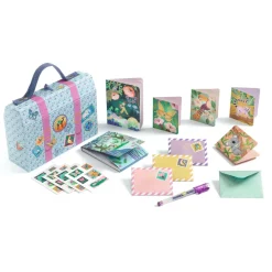 Djeco Estuche de papelería Marie · Lovely Paper*Niños Kit De Manualidades