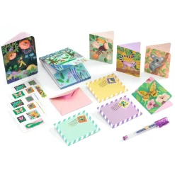 Djeco Estuche de papelería Marie · Lovely Paper*Niños Kit De Manualidades