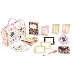 Djeco Estuche de papelería Tinou · Lovely Paper*Niños Kit De Manualidades