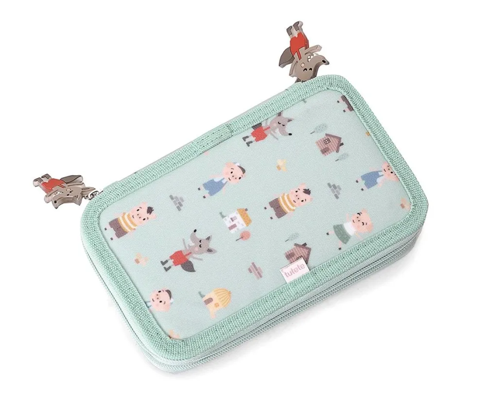 Tutete Estuche plumier doble The Three Little Pigs* Estuches Escolares
