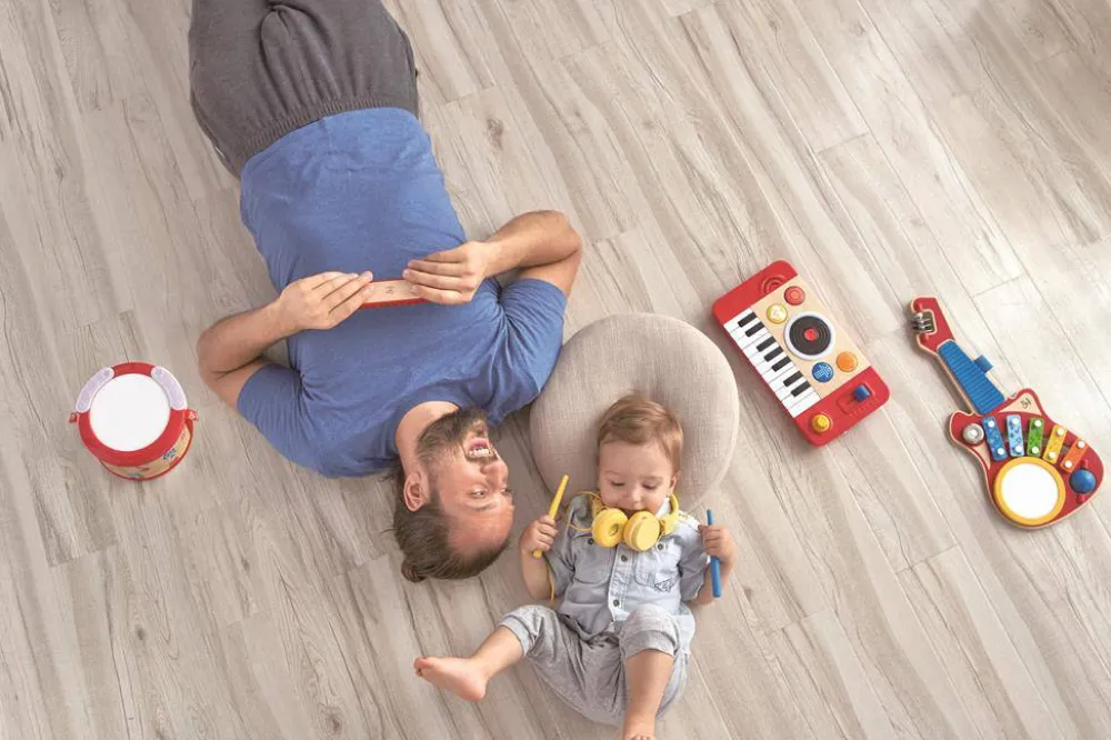 Hape Estudio DJ de mezcla y pinchadiscos ·*Niños Juguetes Montessori|Juguetes De Madera Para Niños