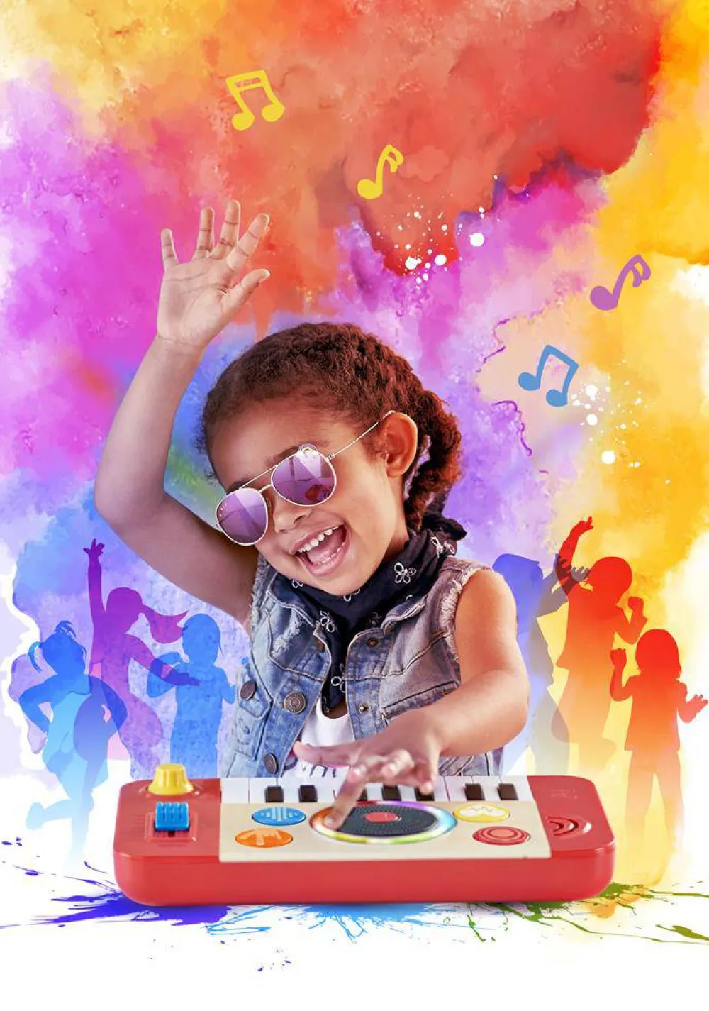 Hape Estudio DJ de mezcla y pinchadiscos ·*Niños Juguetes Montessori|Juguetes De Madera Para Niños