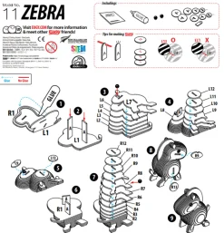EUGY · Cebra*Niños Kit De Manualidades