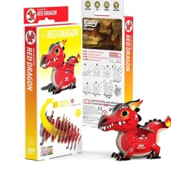 EUGY · Dragón Rojo*Niños Kit De Manualidades