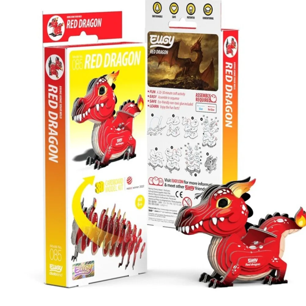 EUGY · Dragón Rojo*Niños Kit De Manualidades