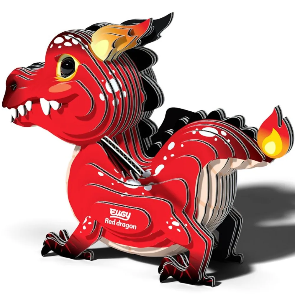 EUGY · Dragón Rojo*Niños Kit De Manualidades