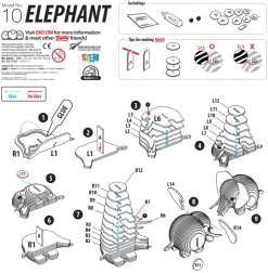 EUGY · Elefante*Niños Kit De Manualidades