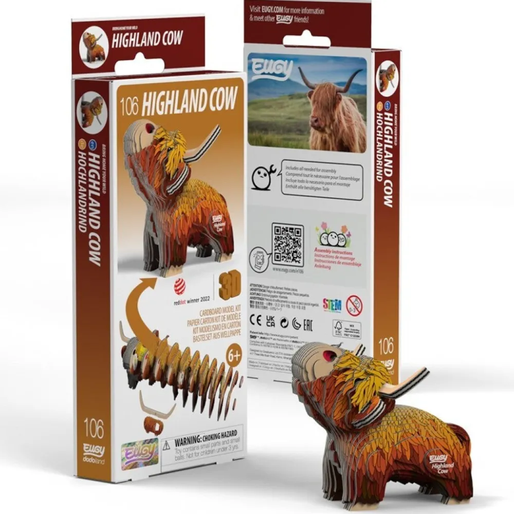 EUGY · Highland Cow*Niños Kit De Manualidades