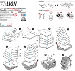EUGY · León*Niños Kit De Manualidades