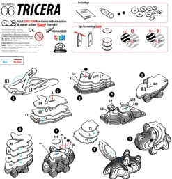 EUGY · Triceratops*Niños Kit De Manualidades