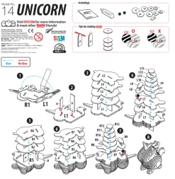 EUGY · Unicornio Rosa*Niños Kit De Manualidades