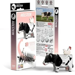EUGY · Vaca Holstein*Niños Kit De Manualidades