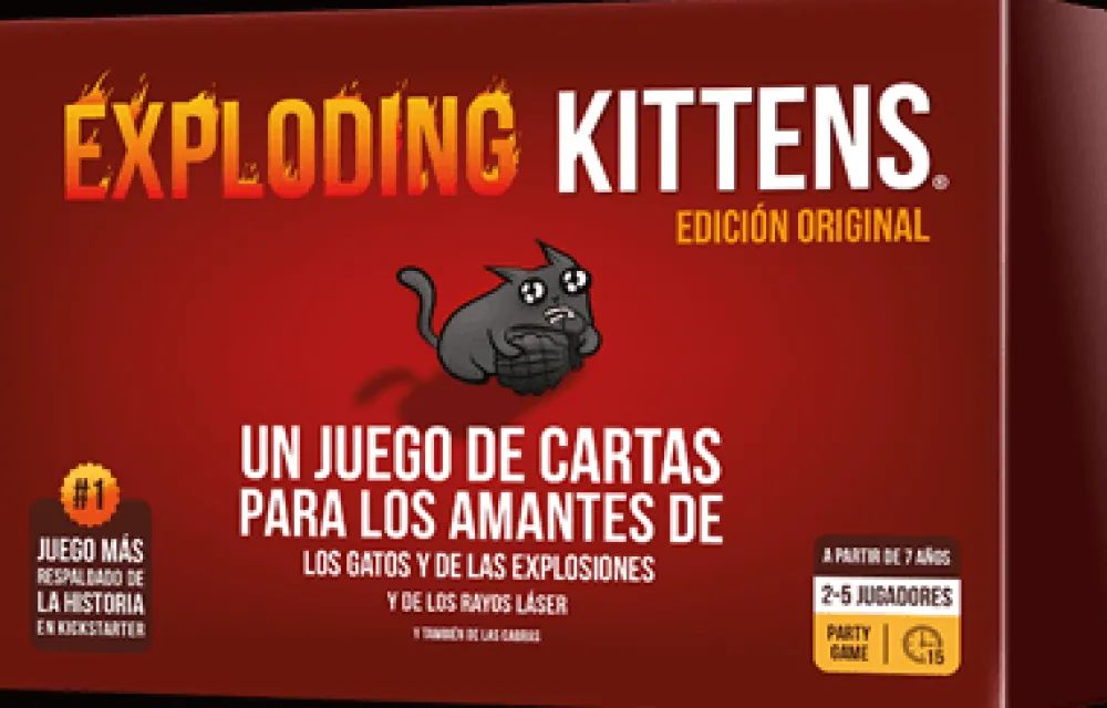 Asmodee Exploding Kittens ·*Niños Juegos Asmodee|Juegos De Mesa Competitivos