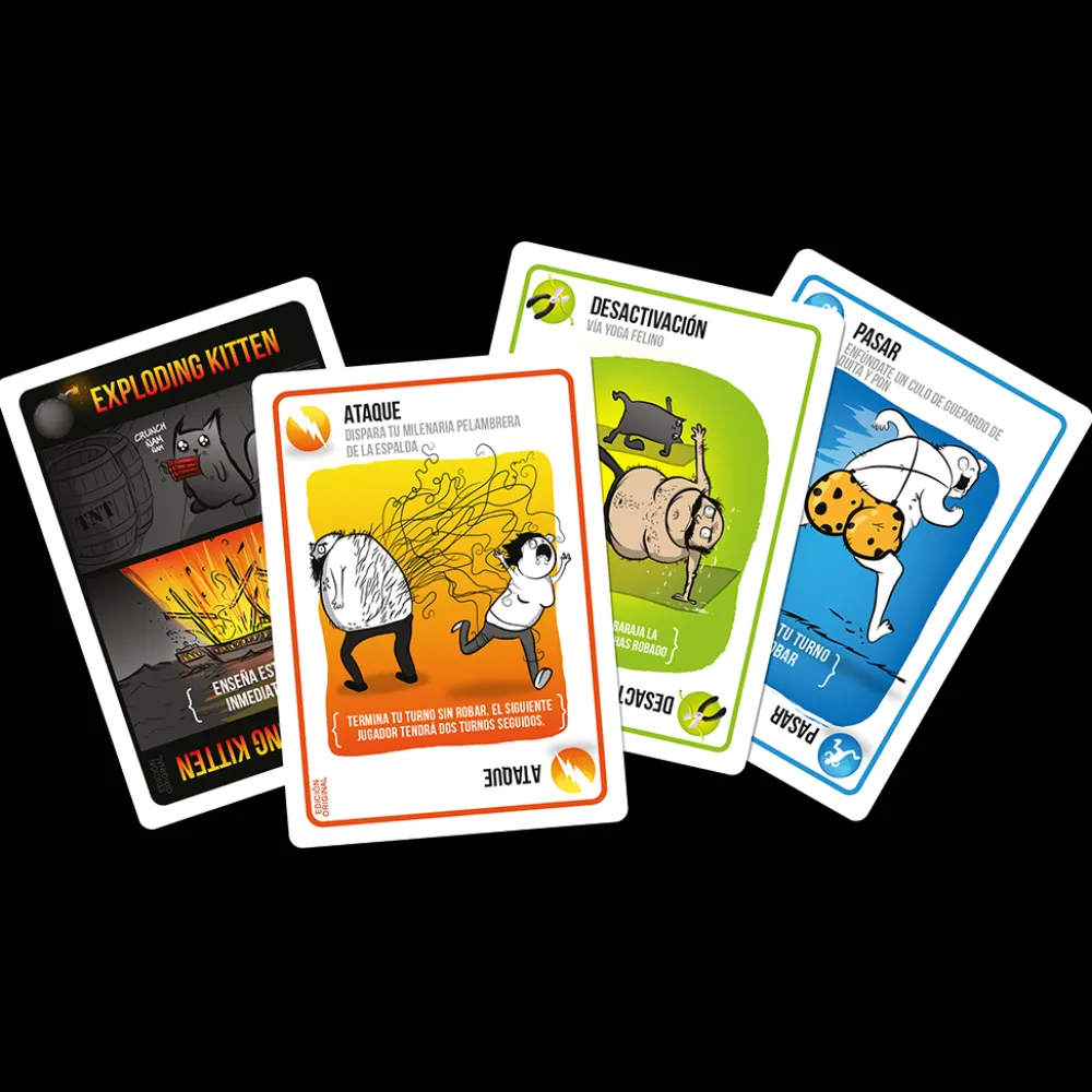 Asmodee Exploding Kittens ·*Niños Juegos Asmodee|Juegos De Mesa Competitivos