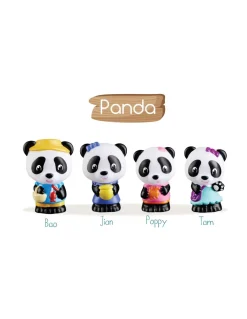 Klorofil Familia Panda ·*Niños Casas De Muñecas|Juguetes Waldorf