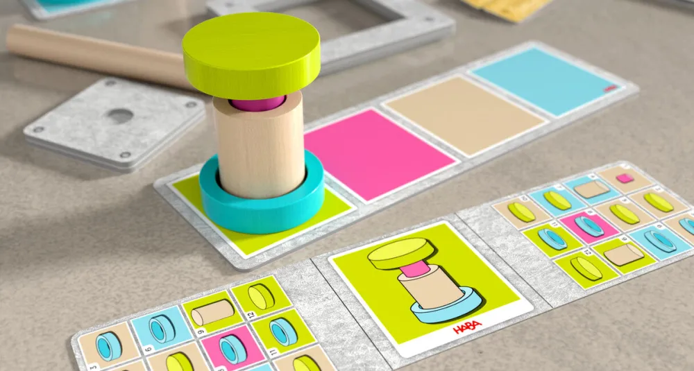 HABA Fast Factory ·*Niños Juegos Haba|Juegos De Mesa Competitivos