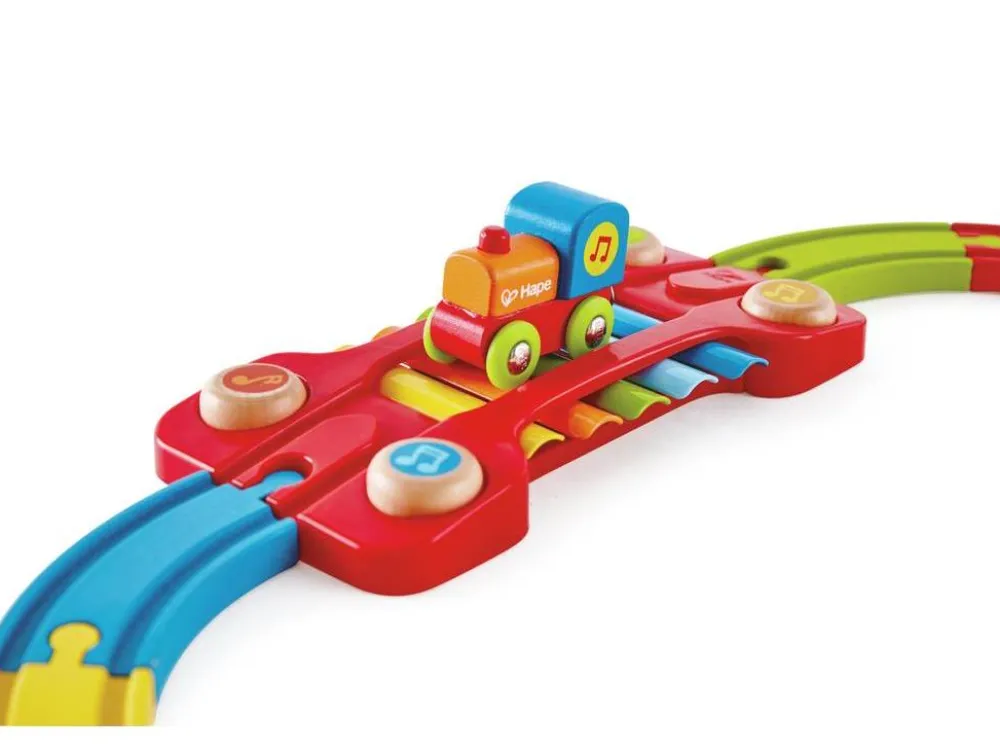 Hape Ferrocarril de los sentidos ·*Niños Juguetes Waldorf|Juguetes Montessori