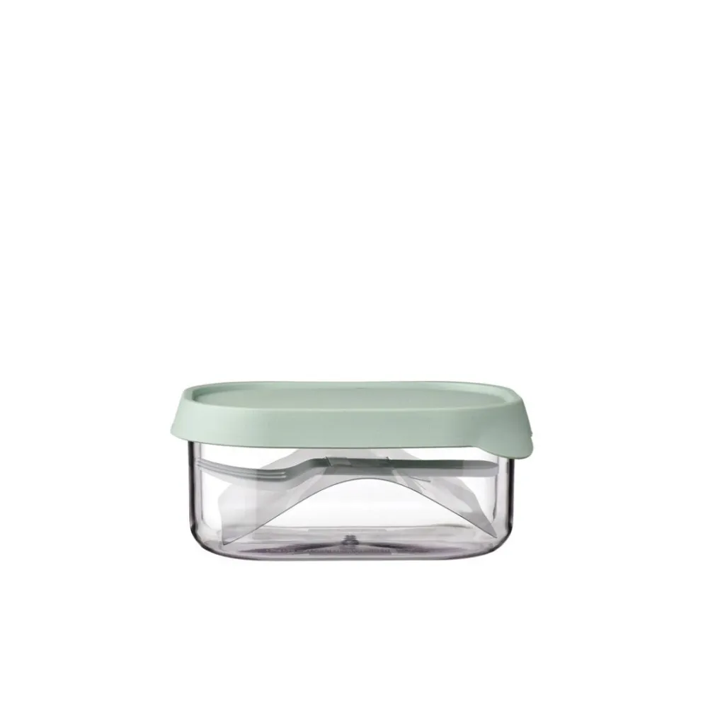 Mepal Fiambrera para Fruta Campus Nordic Sage ·* Cajas De Almuerzo Infantil·Con Compartimentos|Cajas De Almuerzo Infantil·Sin Compartimentos