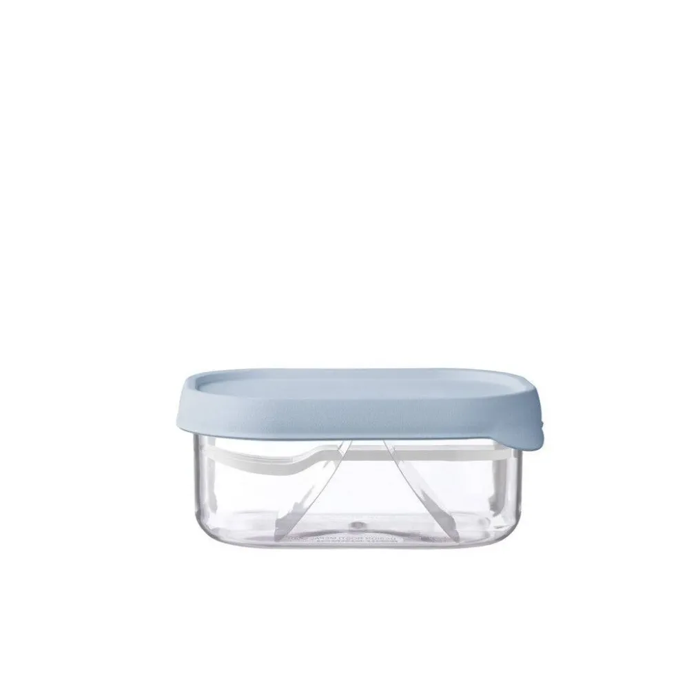 Mepal Fiambrera para Fruta Campus Nordic Blue ·* Cajas De Almuerzo Infantil·Con Compartimentos|Cajas De Almuerzo Infantil·Sin Compartimentos
