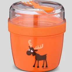 Carl Oscar Fiambrera Snack N'ice Cup L Reno Naranja ·* Cajas De Almuerzo Infantil·Tuppers Fresquitos|Cajas De Almuerzo Infantil·Con Compartimentos