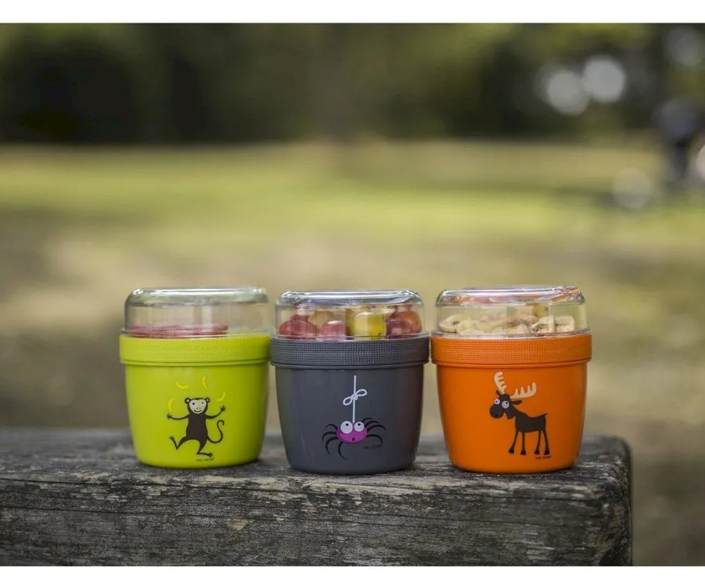 Carl Oscar Fiambrera Snack N'ice Cup L Reno Naranja ·* Cajas De Almuerzo Infantil·Tuppers Fresquitos|Cajas De Almuerzo Infantil·Con Compartimentos