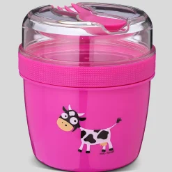 Carl Oscar Fiambrera Snack N'ice Cup L Vaca Púrpura ·* Cajas De Almuerzo Infantil·Tuppers Fresquitos|Cajas De Almuerzo Infantil·Con Compartimentos