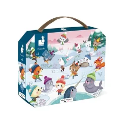 Janod Fiesta en la Nieve 36 piezas ·*Niños Puzzles 36 Piezas|Puzzles Janod