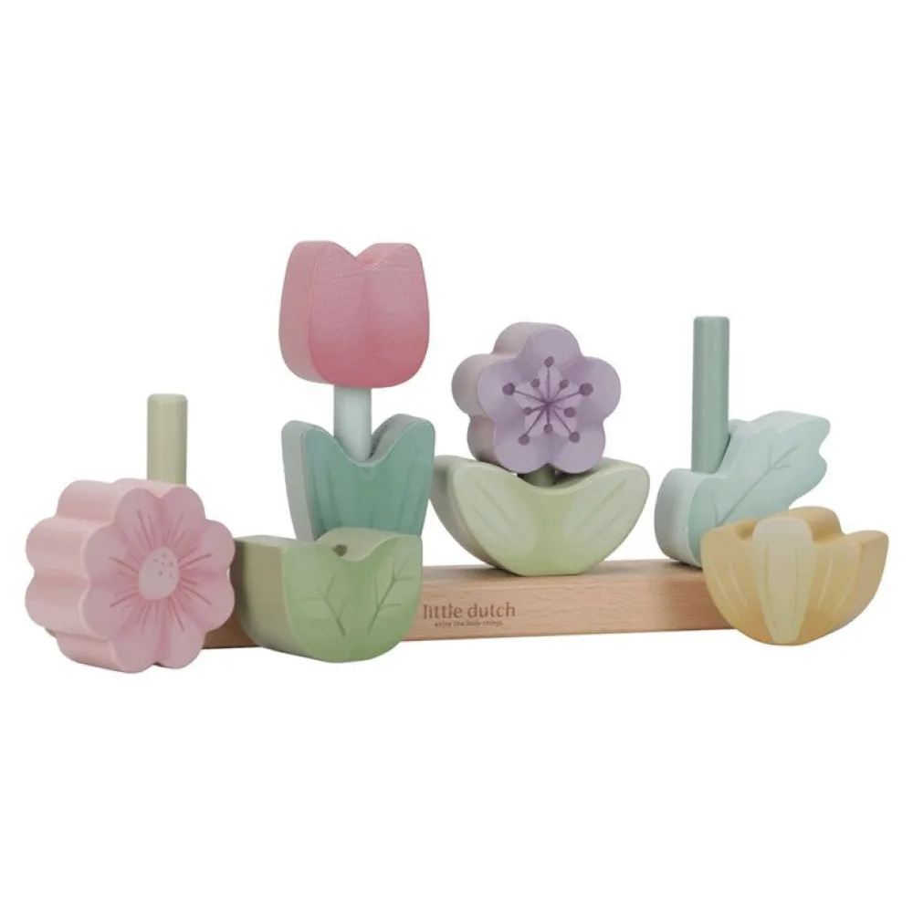 Little Dutch Flores encajables Fairy Garden ·*Niños Juguetes De Madera Para Niños|Juguetes Y Juegos Motricidad Fina