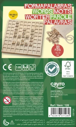 Cayro Forma Palabras Magnético ·*Niños Juegos De Mesa Competitivos