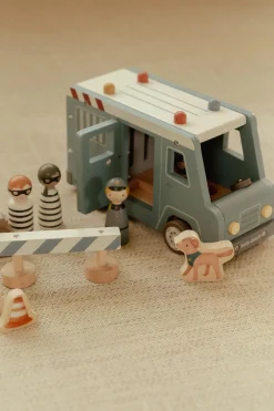 Little Dutch Furgón Policial FSC ·*Niños Coches De Madera De Juguete Para Bebés|Coches De Juguete Para Bebés