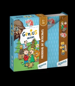 Átomo Games Genius Club A - Misterios*Niños Libros Pasatiempos Para Niños Y Niñas|Átomo Games