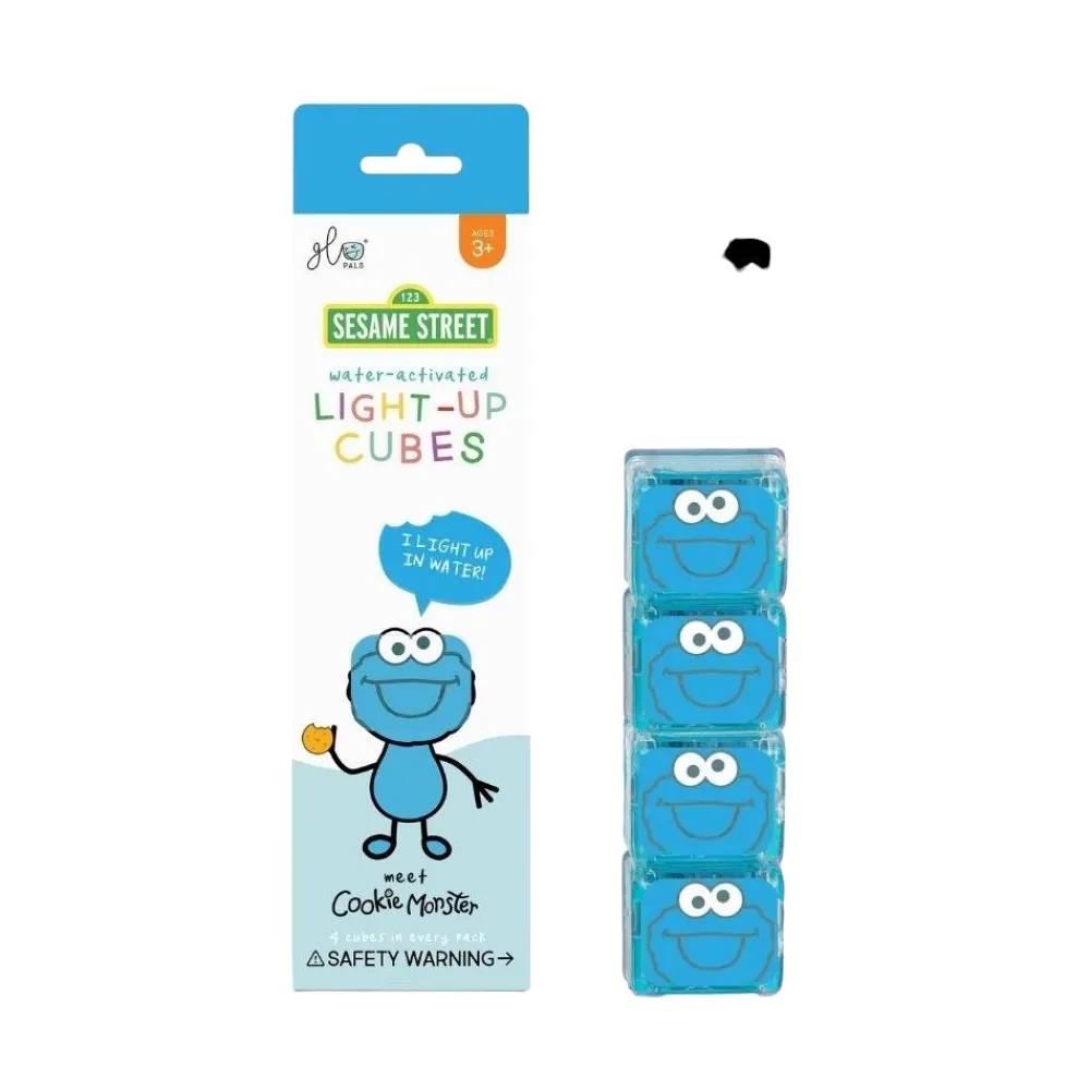 Glo Pals GloPals Cubos luz para el baño COOKIE MONSTER*Niños Juguetes De Baño|Glo Pals - Cubos De Luz Para El Baño