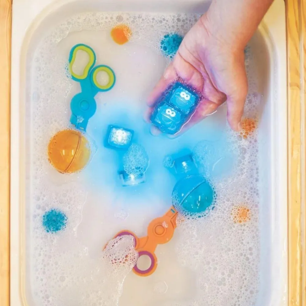 Glo Pals GloPals Cubos luz para el baño COOKIE MONSTER*Niños Juguetes De Baño|Glo Pals - Cubos De Luz Para El Baño