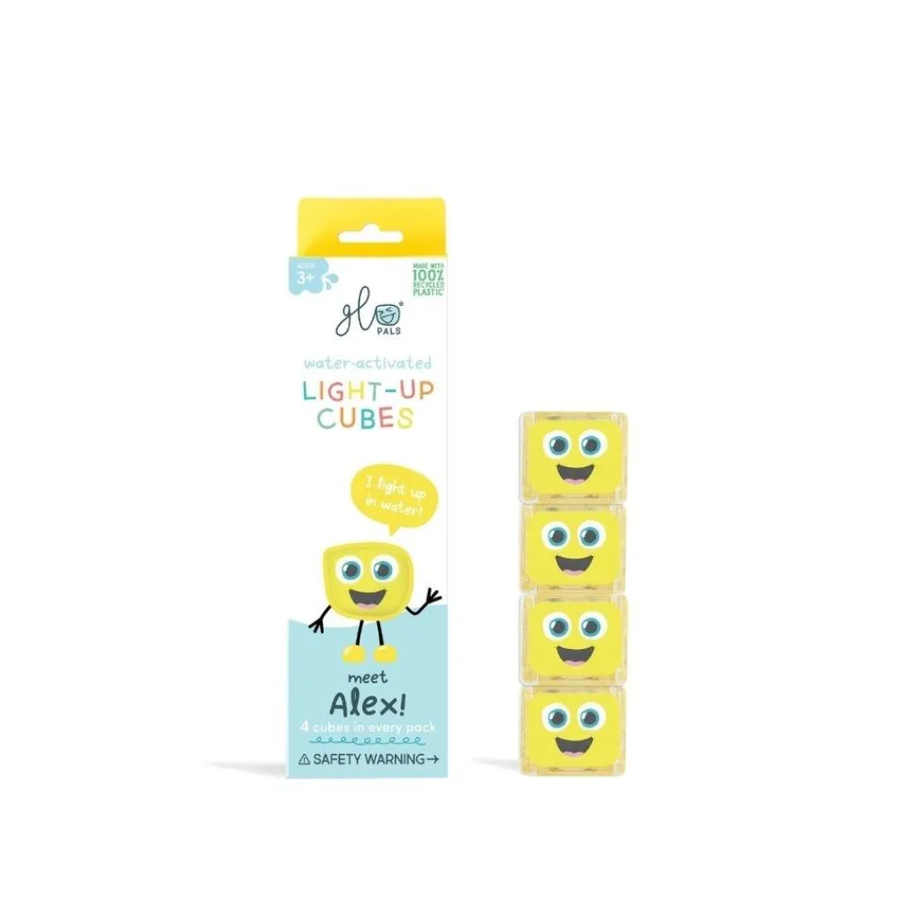 Glo Pals GloPals Cubos luz para el baño BLAIR Amarillo*Niños Juguetes De Baño|Glo Pals - Cubos De Luz Para El Baño