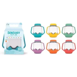 Glo Pals GloPals Jarra sensorial Amarilla*Niños Juguetes De Baño|Glo Pals - Cubos De Luz Para El Baño